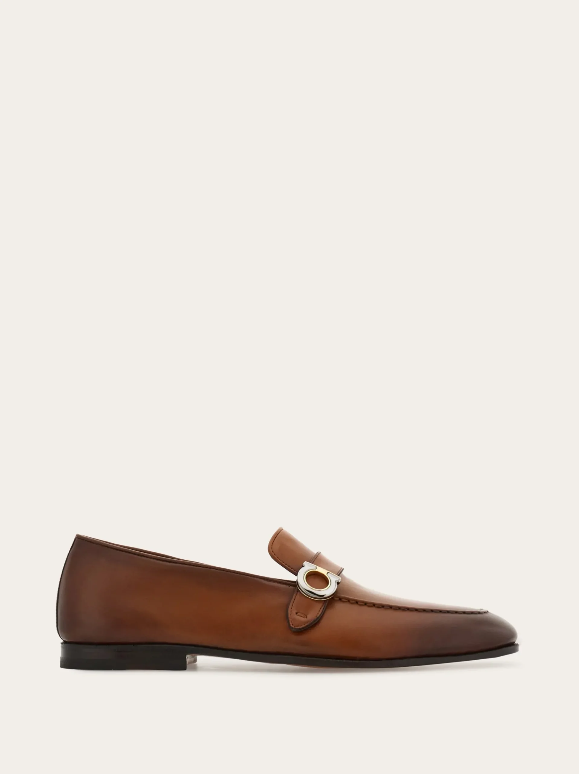 Tramezza loafer with Gancini ornament - Men