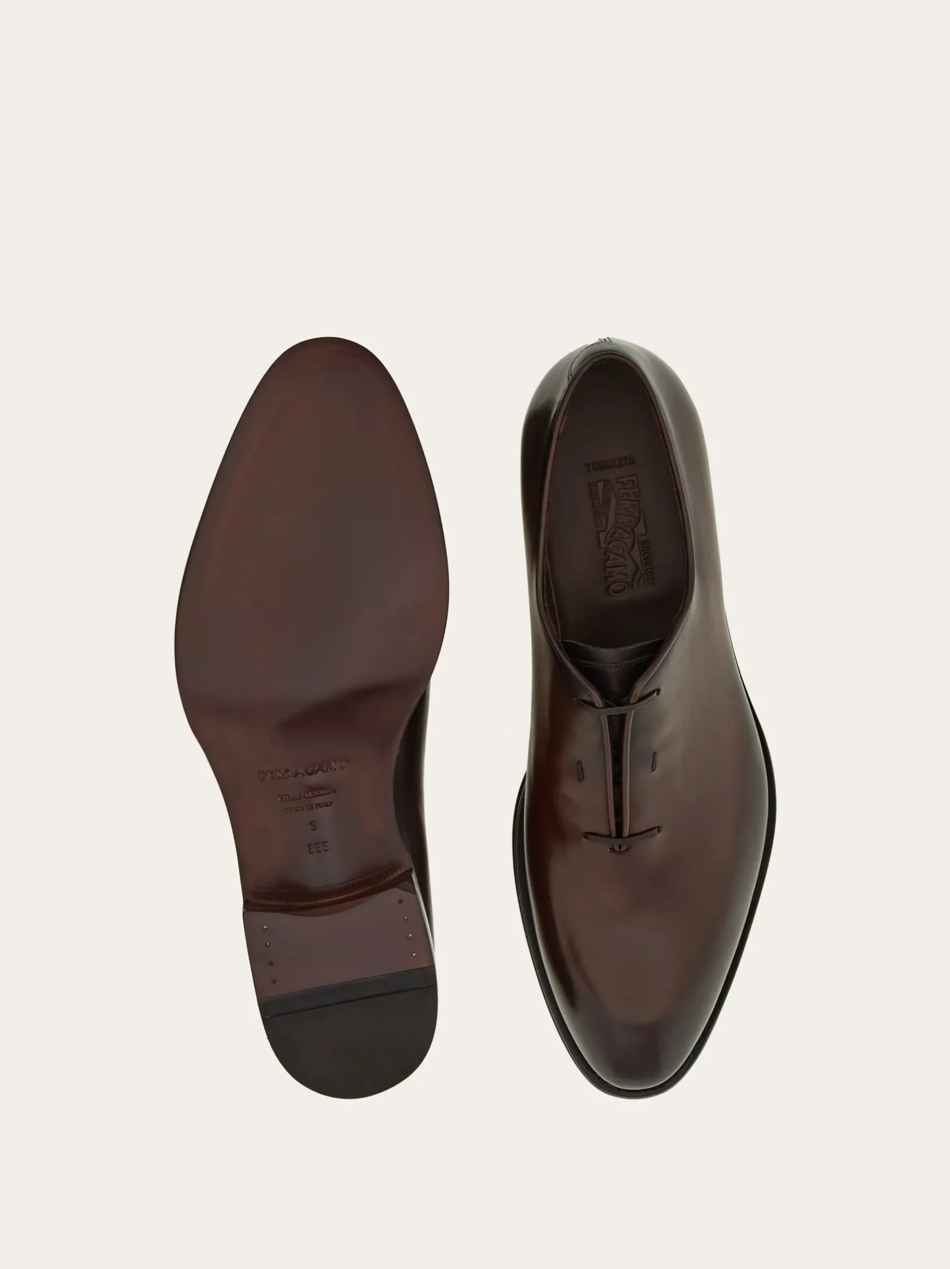 Tramezza Oxford with covered laces - Men