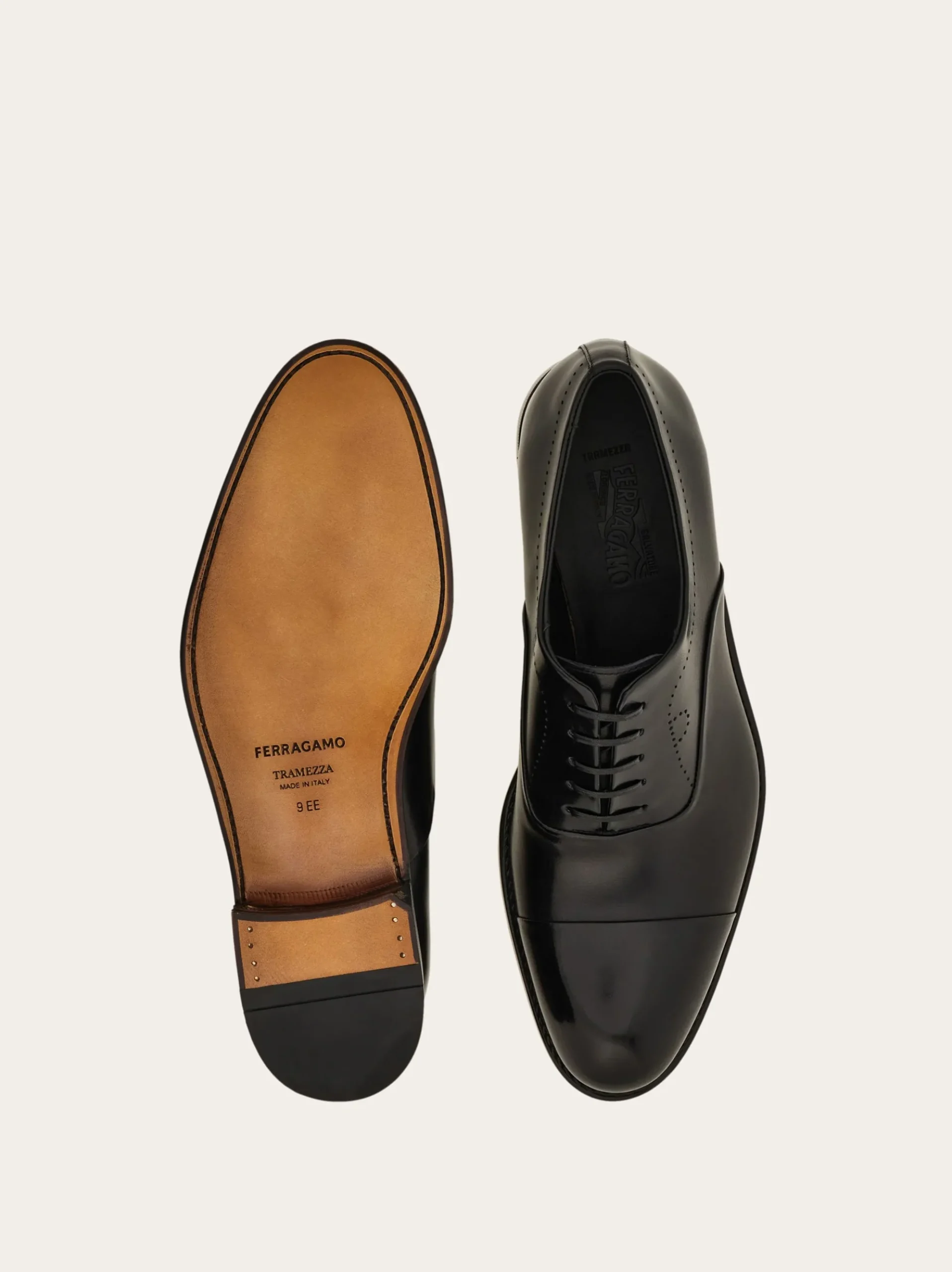 Tramezza Oxford with toe cap - Men