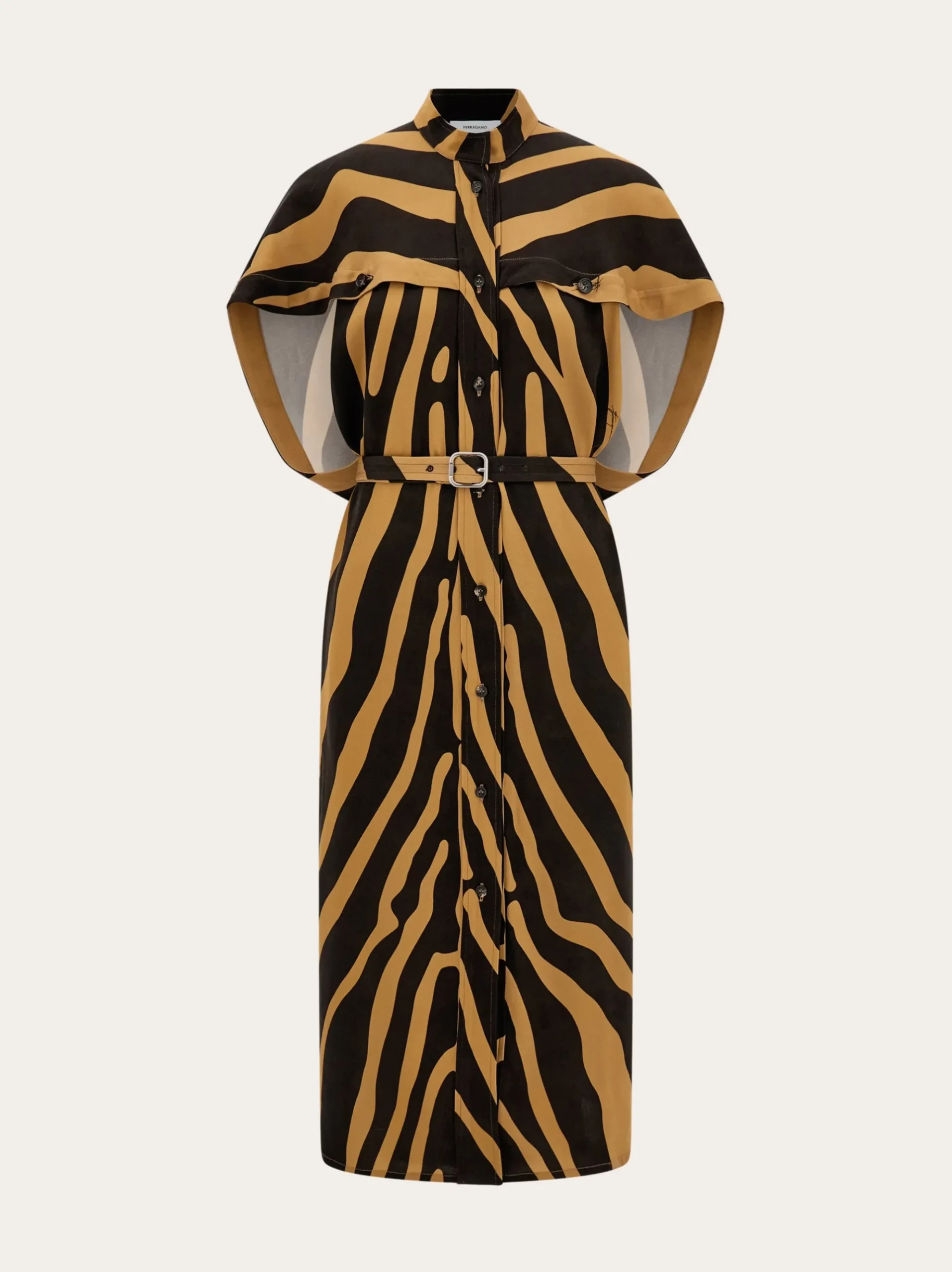 Twill shirt dress - Women