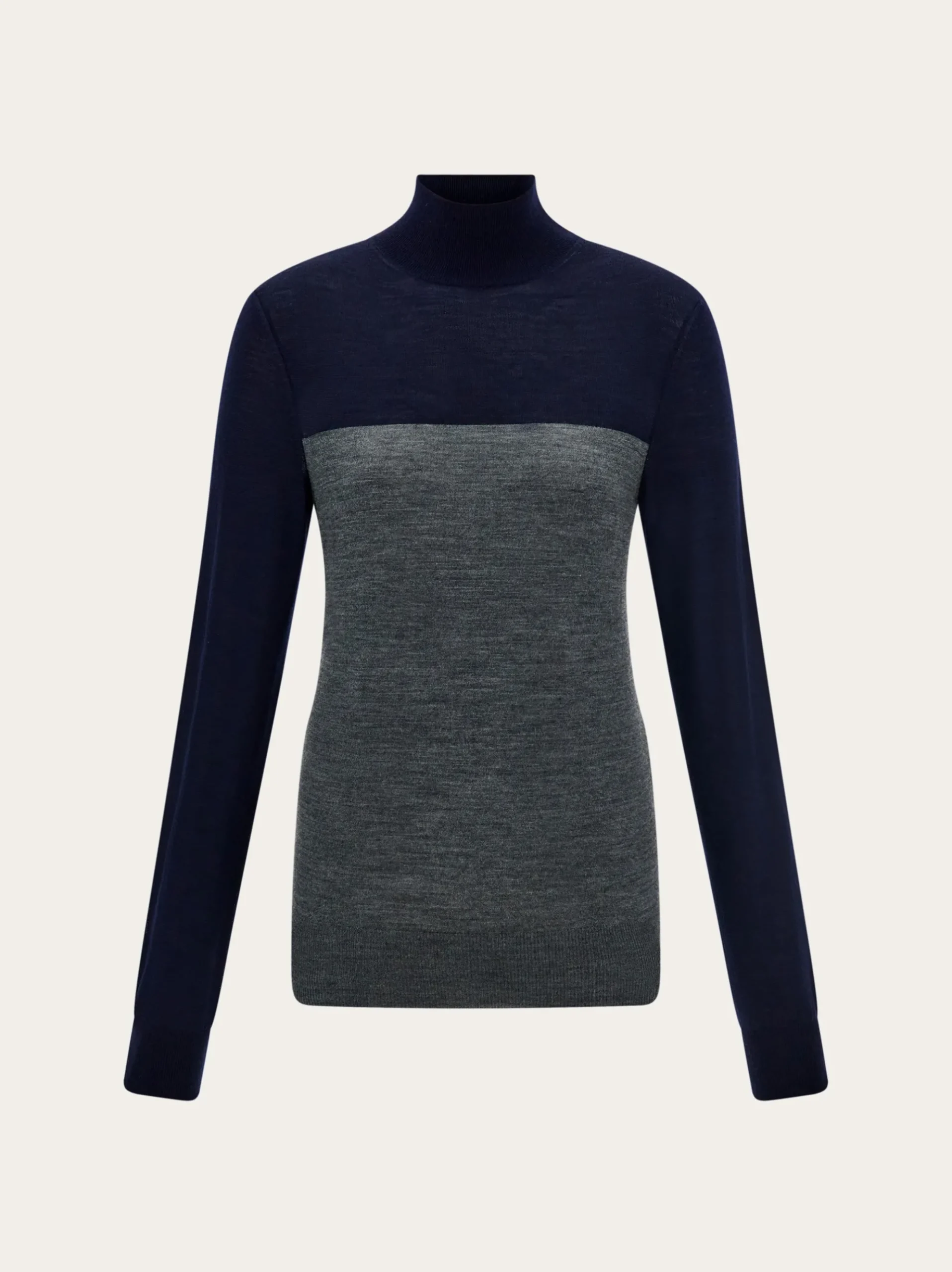 Two tone turtleneck - Women