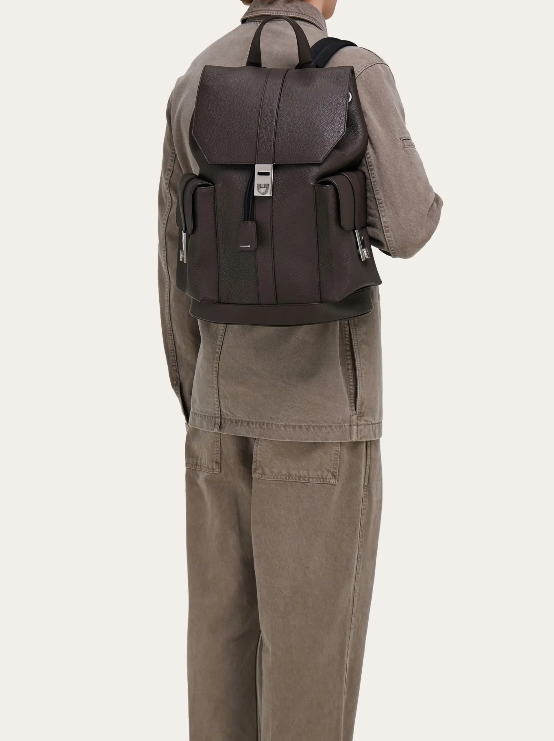 Utility backpack with Hug buckle - Men