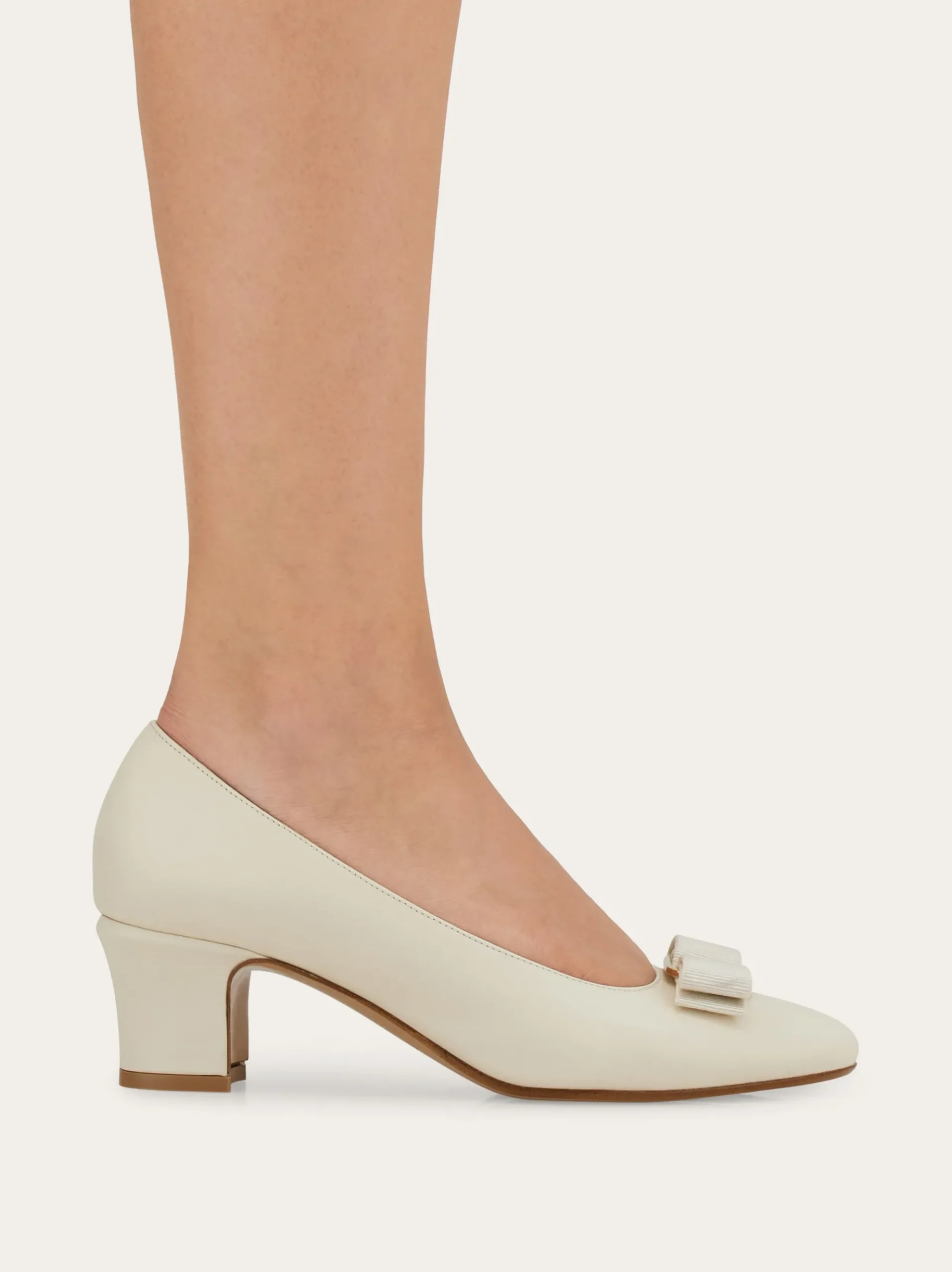 Vara bow block heel pump - Women