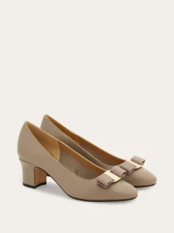 Vara bow block heel pump - Women