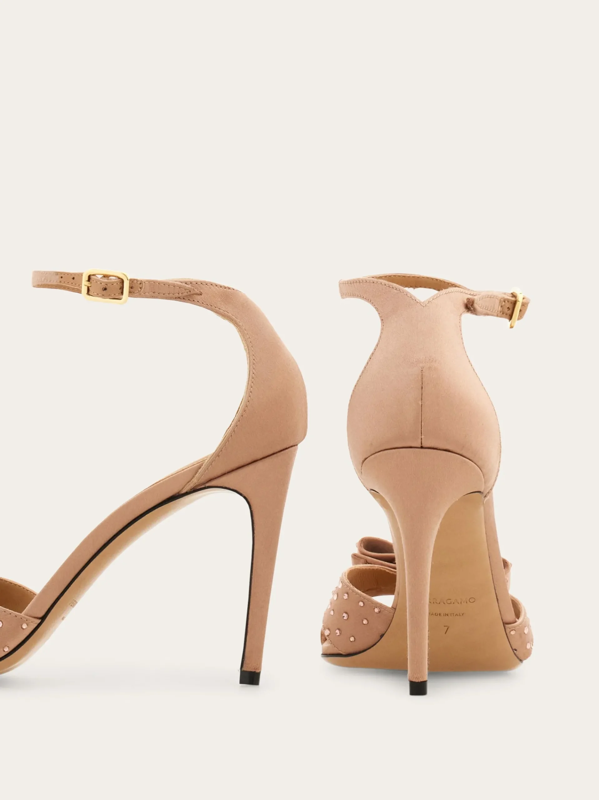 Vara bow sandal with crystals - Women