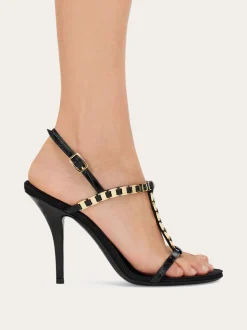 Vara chain T-strap sandal - Women
