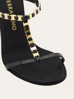 Vara chain T-strap sandal - Women