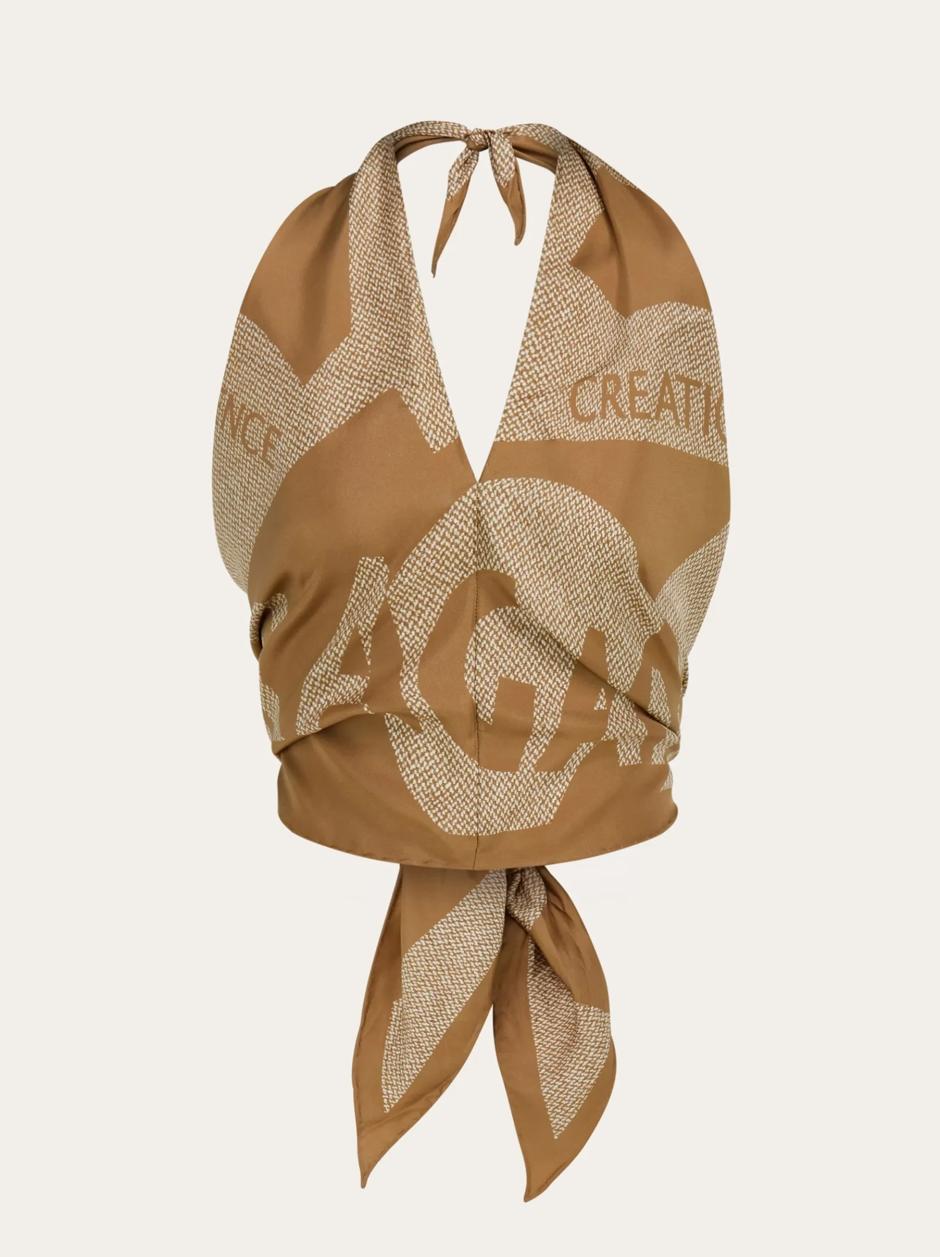 Venna logo handkerchief top - Women