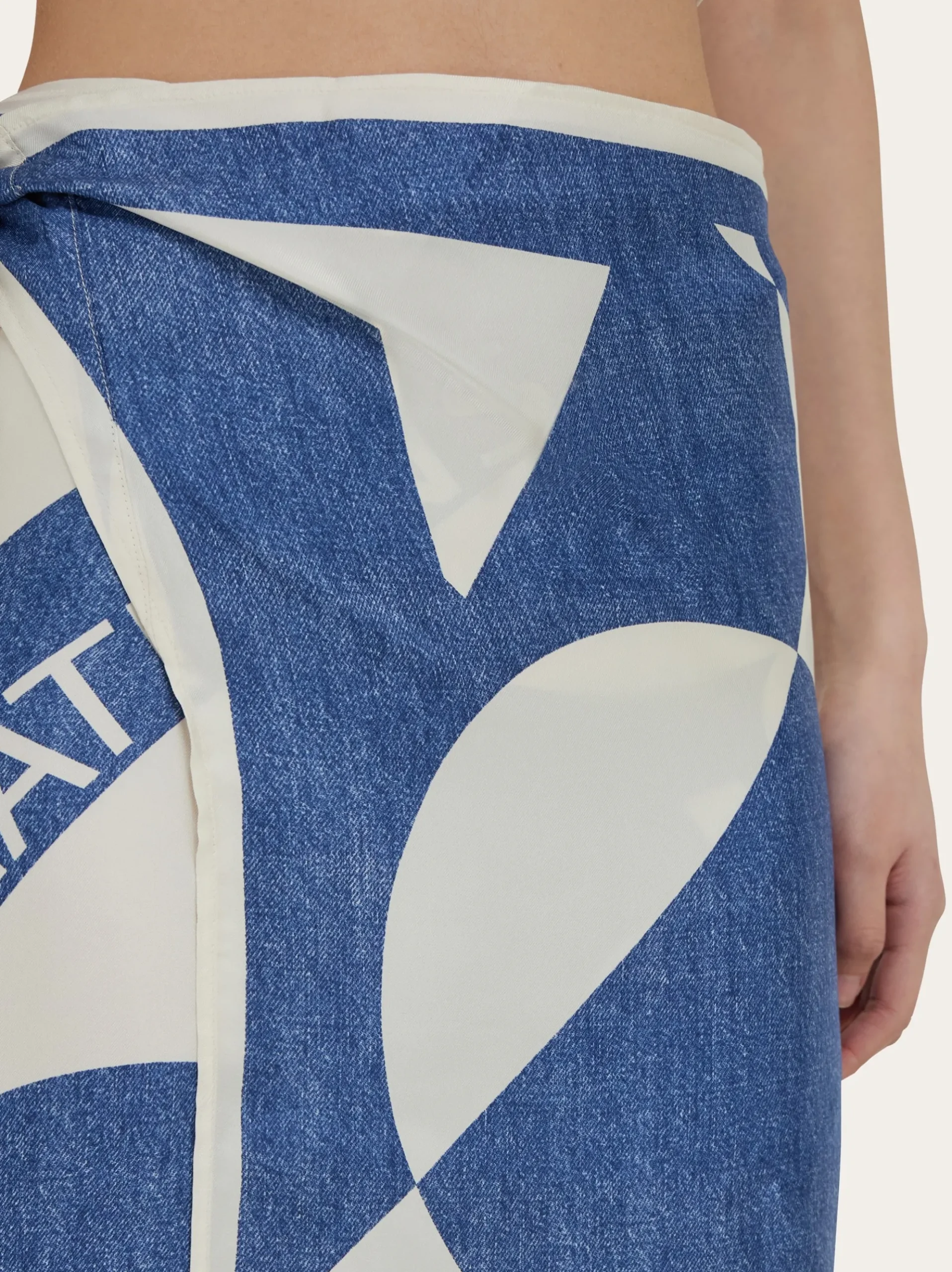 Venna logo sarong skirt - Women