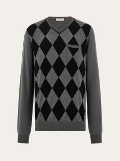 V-neck sweater - Men