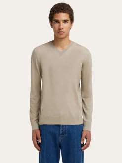 V-neck sweater - Men