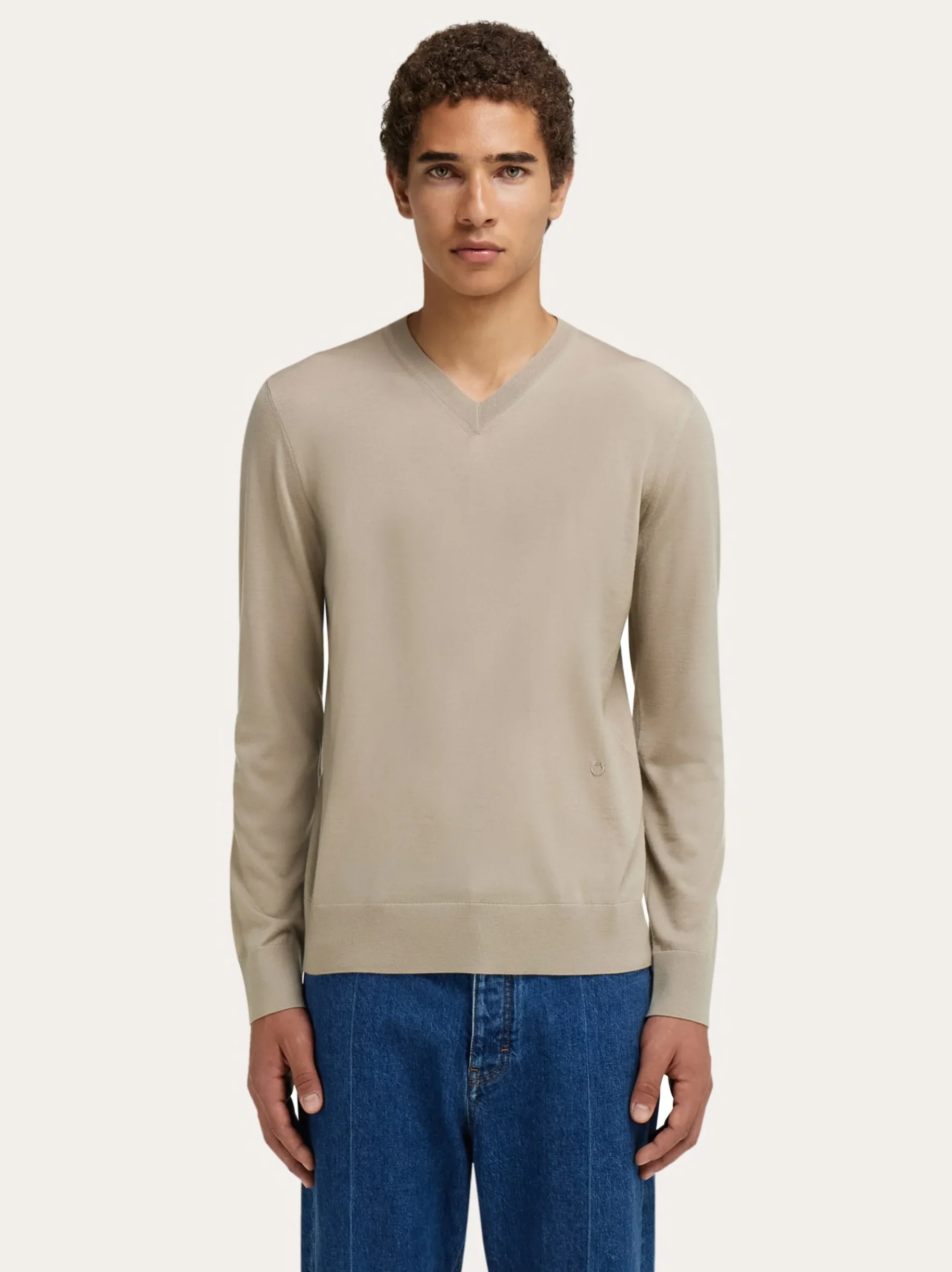 V-neck sweater - Men