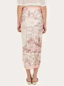 Voyage print silk sarong - Women