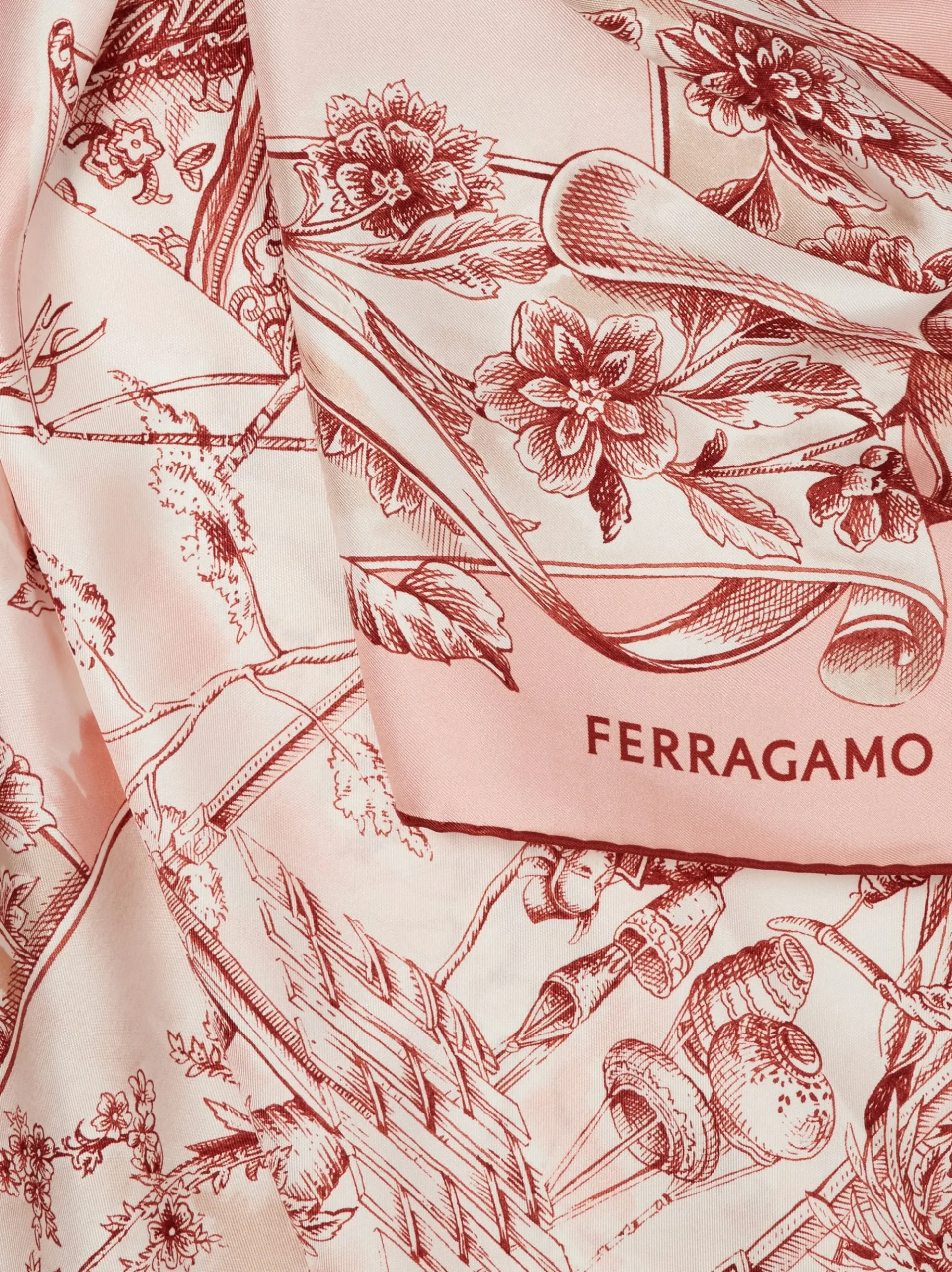 Voyage print silk scarf - Women