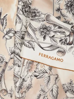 Voyage print silk scarf - Women