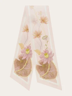 Water lilies print silk bandeau - Women