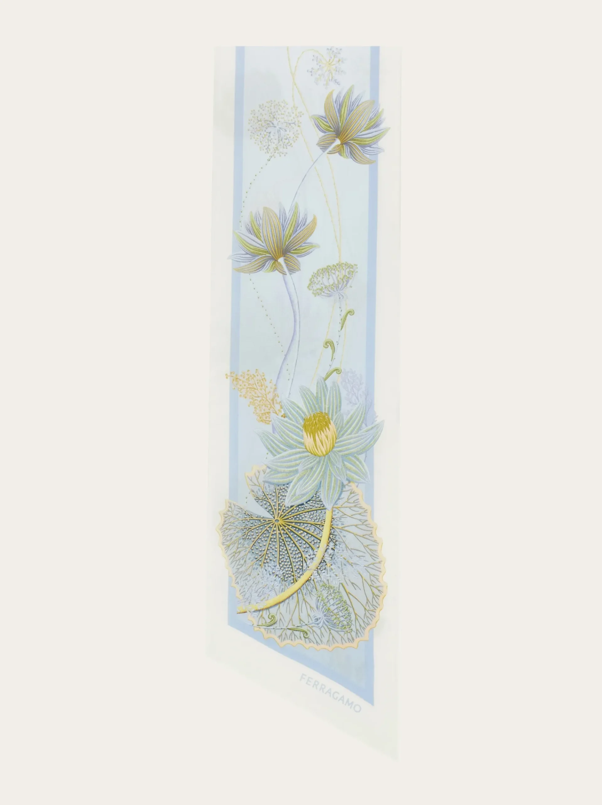 Water lilies print silk bandeau - Women