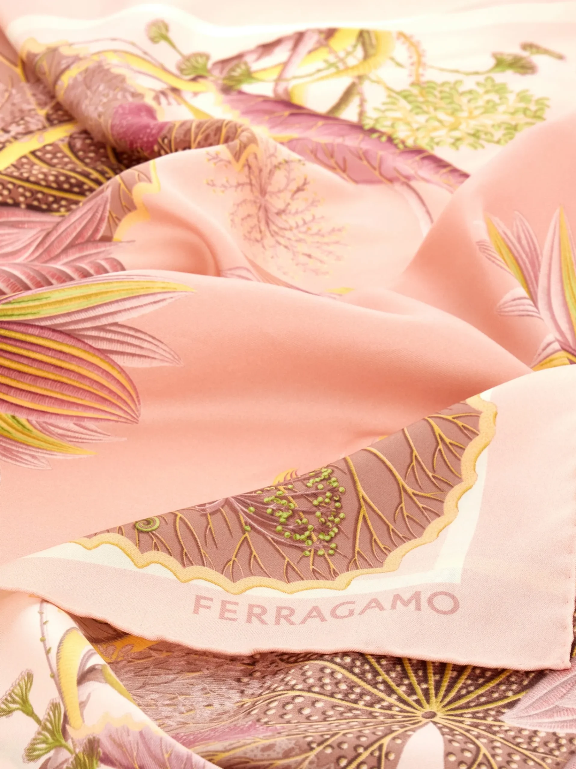 Water lilies print silk scarf - Women