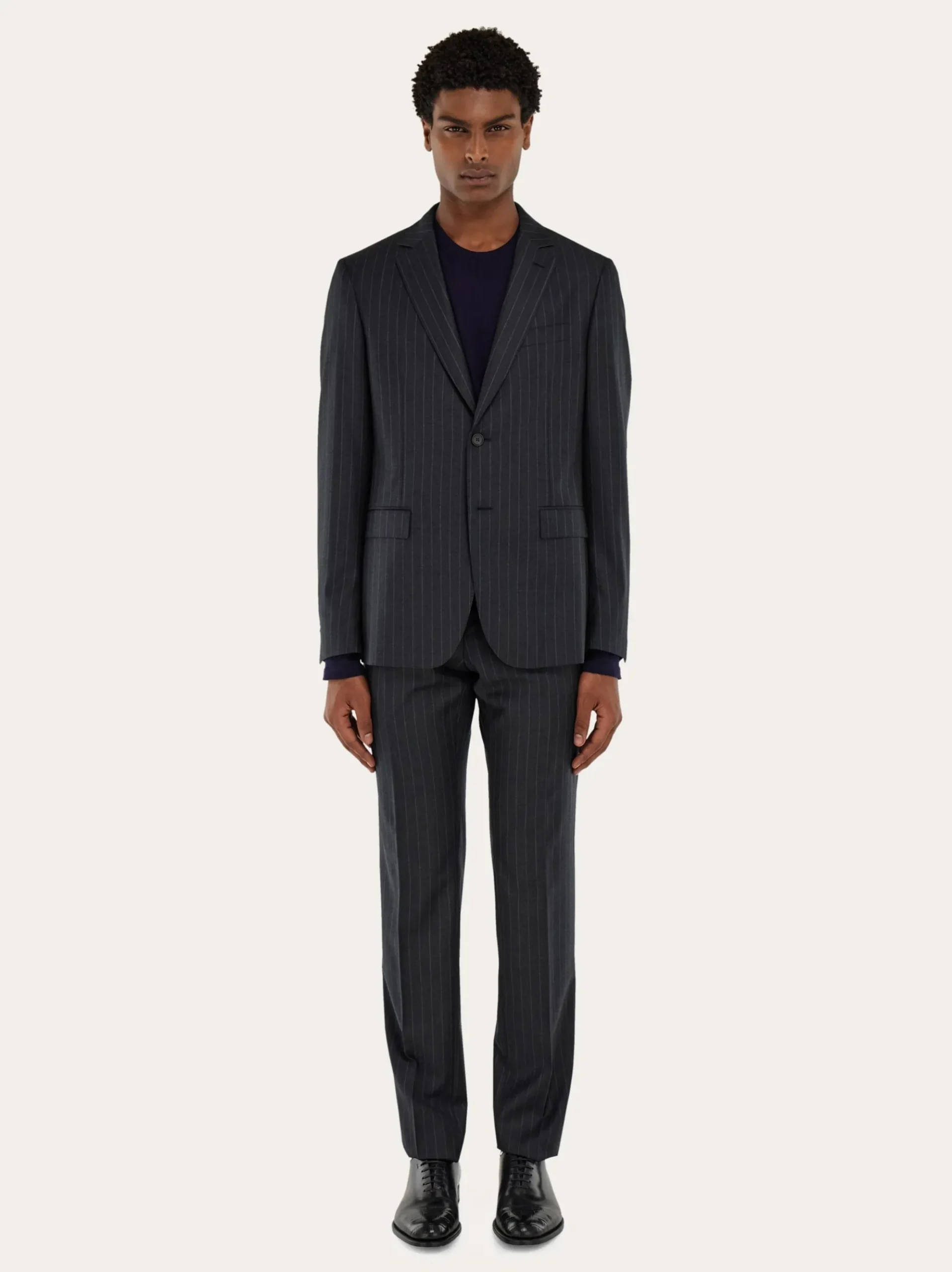 Wool pinstripe suit - Men