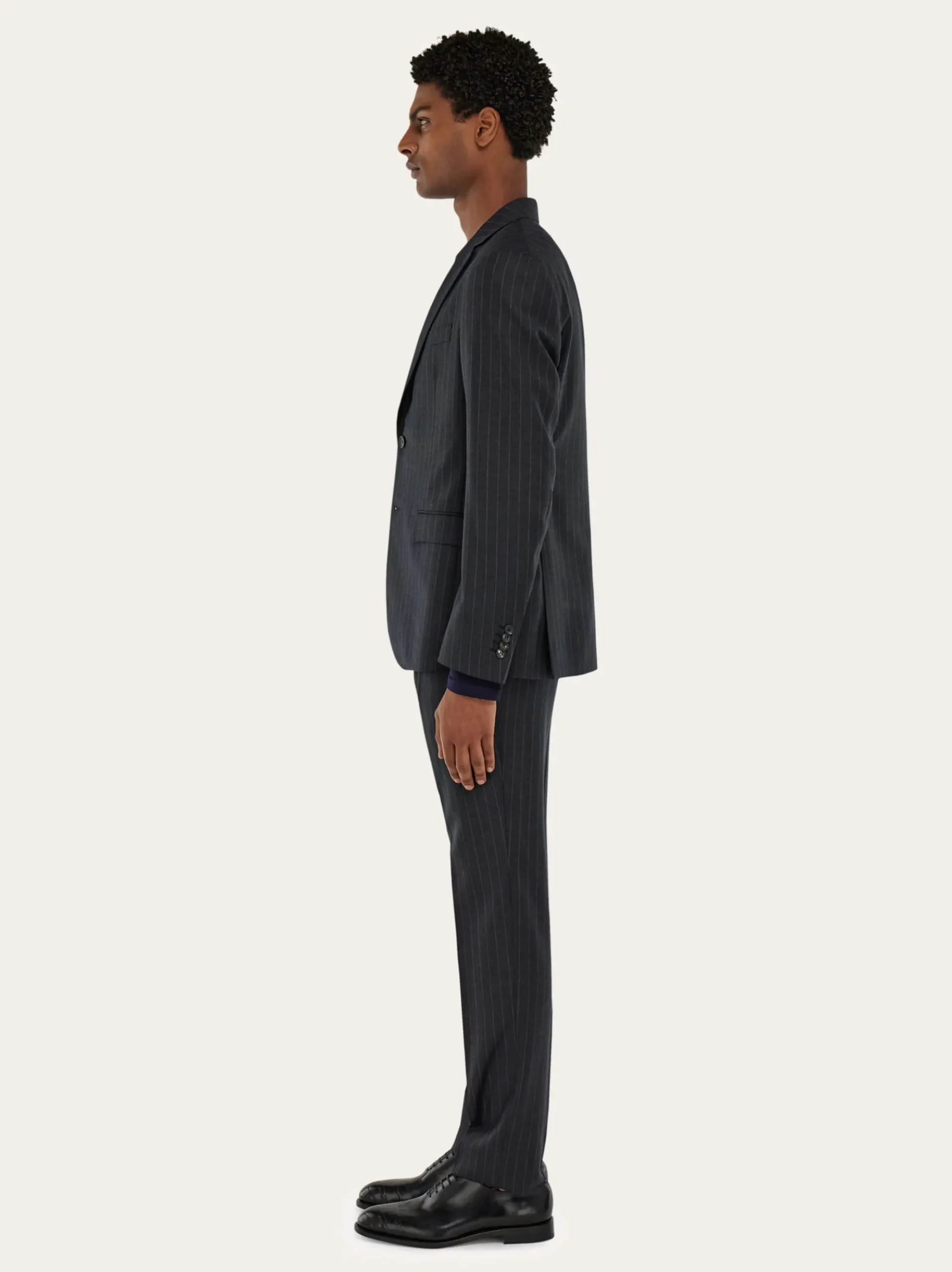 Wool pinstripe suit - Men