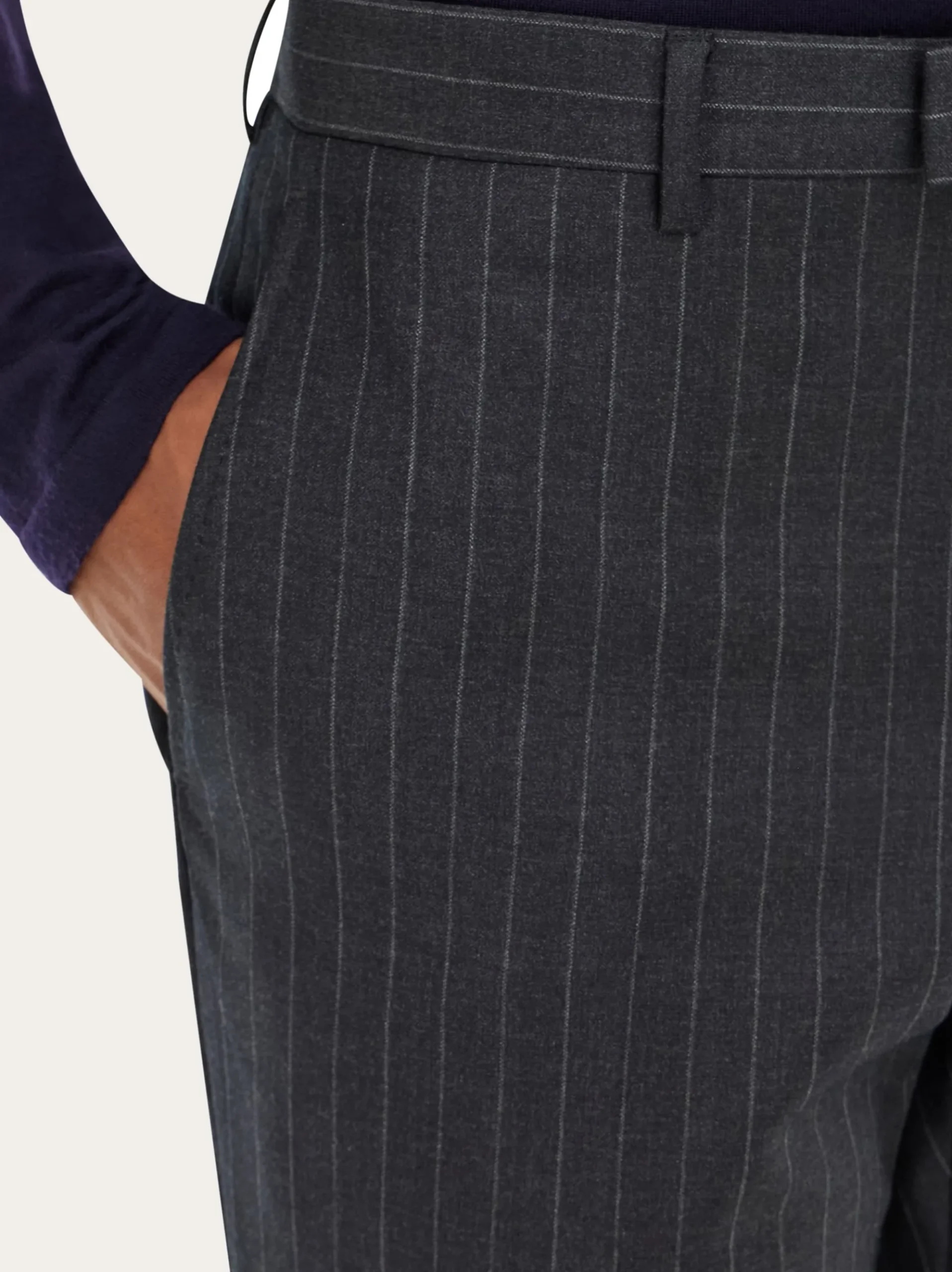 Wool pinstripe suit - Men