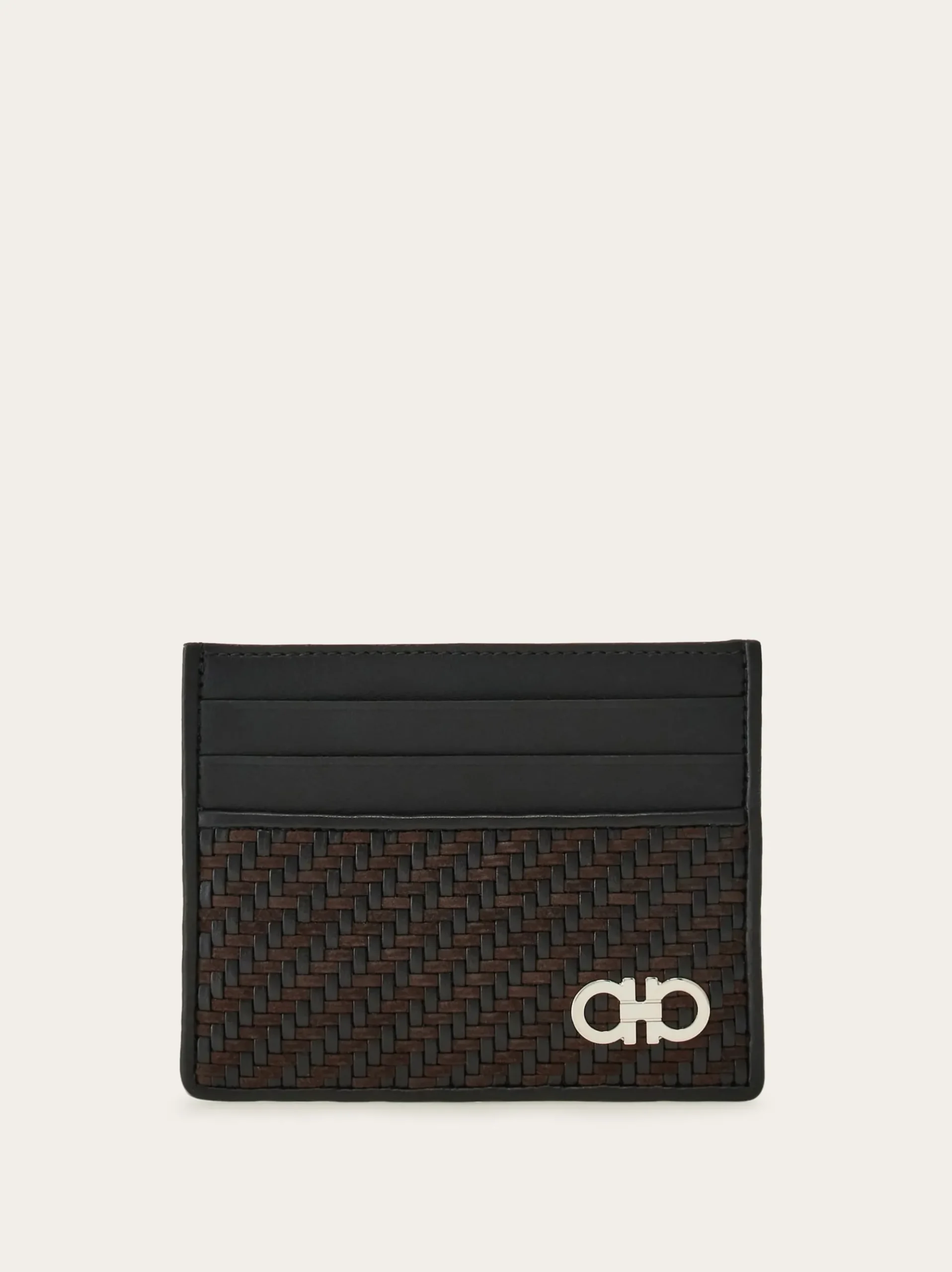 Woven credit card holder - Men