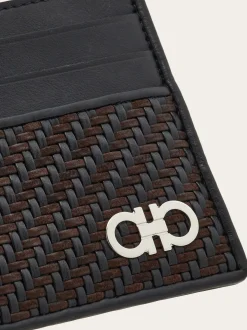 Woven credit card holder - Men