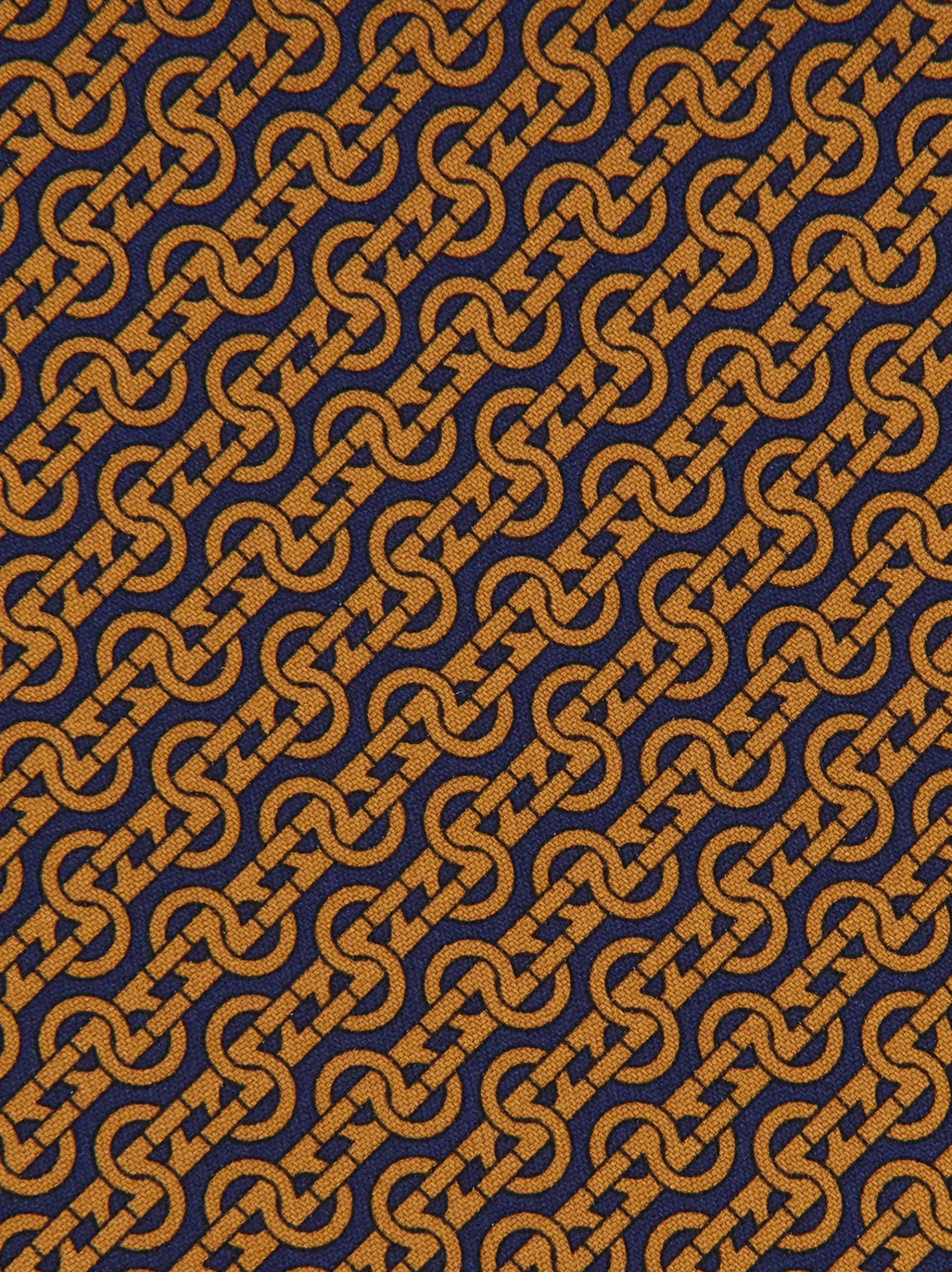 Woven print silk tie - Men