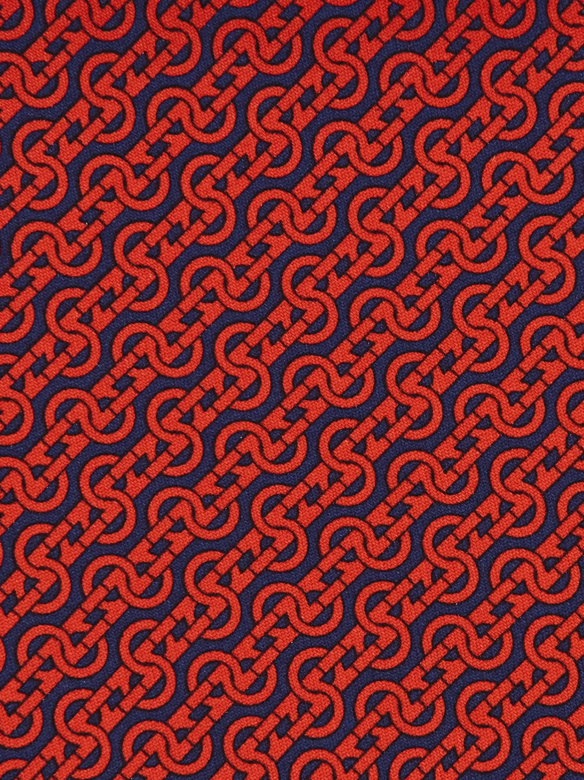 Woven print silk tie - Men